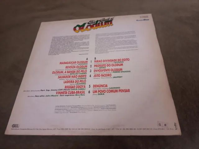 Disco Lp Vinil THE BEST OLODUM com ENCARTE ótimo estado  - Foto 3