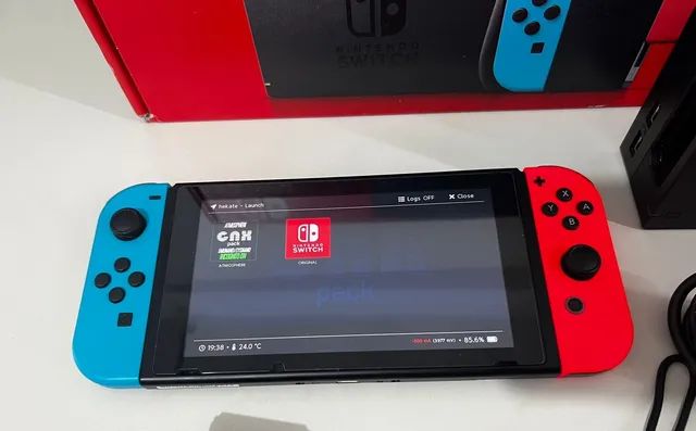 Nintendo Switch -Neon DESTRAVADO COM 256 gb 10 jogos completos lançamentos  - Games Você Compra Venda Troca e Assistência de games em geral