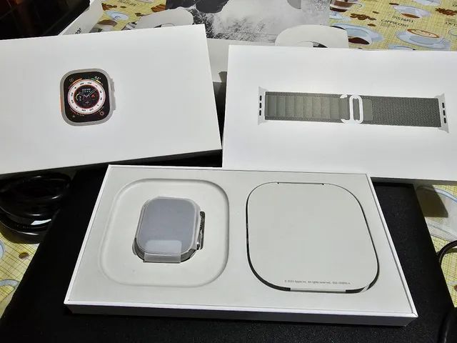 Apple Watch Ultra 49mm GPS+Cellular Caixa titânio Pulseira (One