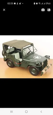 4 Tipos de veículos de guerra, Jeep de guerra. Apartir R$ 200,