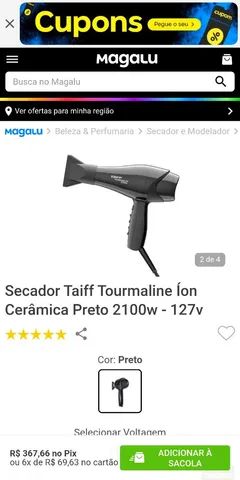 Secador Taiff Profissional Tourmaline Ion Ceramica