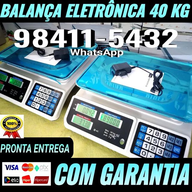 BALANÇA COMERCIAL DIGITAL 40KG ( COM GARANTIA) 
