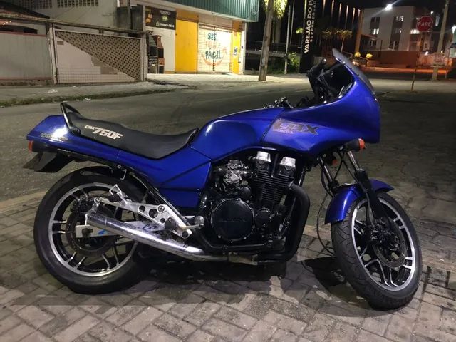 HONDA CBX 750 Four Azul 1990 - Caarapó - SHOPCAR