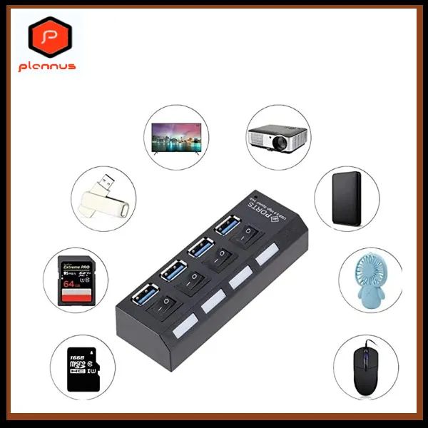 Hub 2.0 com 4 Portas Tv Pendrive Mouse Teclado Adaptador z462 - Foto 4