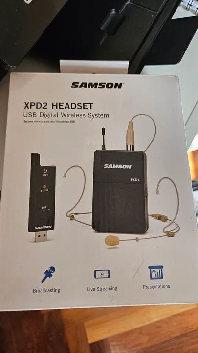 Microfone Samson XPD2 Wireless
