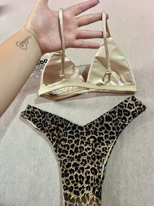 Biquíni animal print (novo) - Foto 2