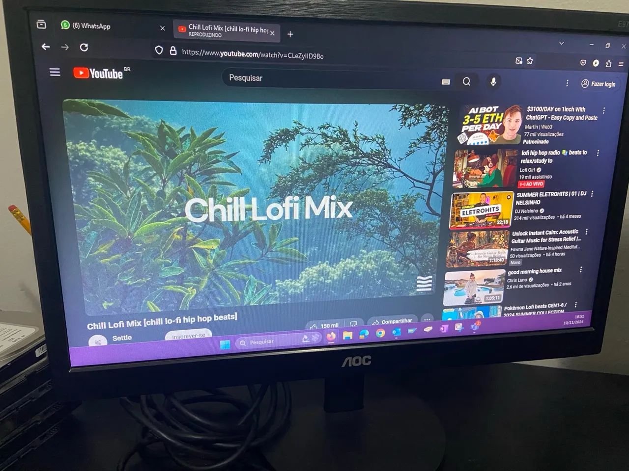 Monitor 18.5? AOC E970SWHNL HDMI/VGA - Foto 2