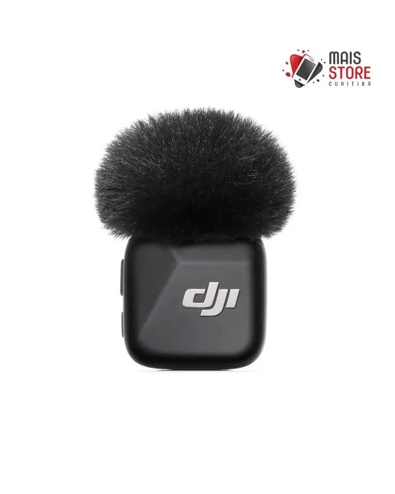Microfone Dji Mic Transmitter (Infinity Black) - (Novo/Lacrado) - Foto 3