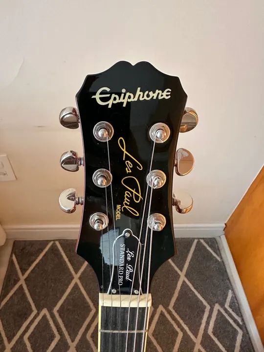 Guitarra Epiphone Les Paul Model Standar Pro Canhoto - Foto 3
