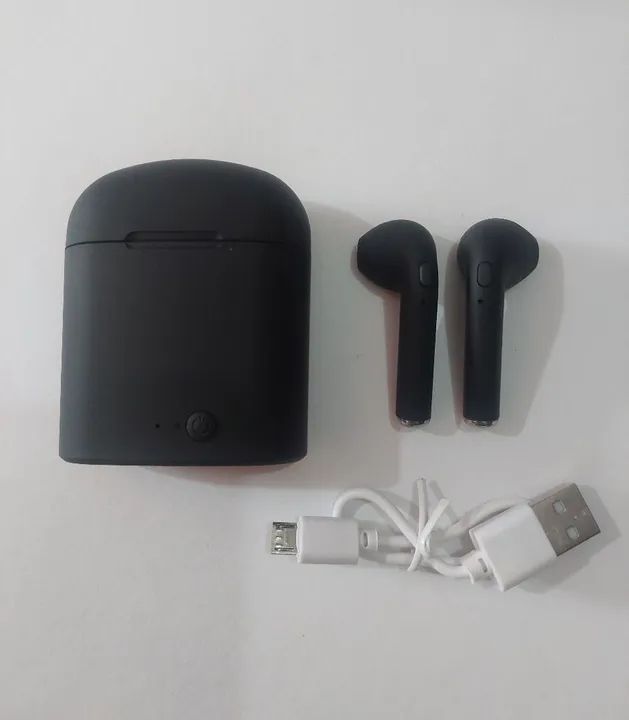 FONE DE OUVIDO BLUETOOTH PRETO - Foto 2
