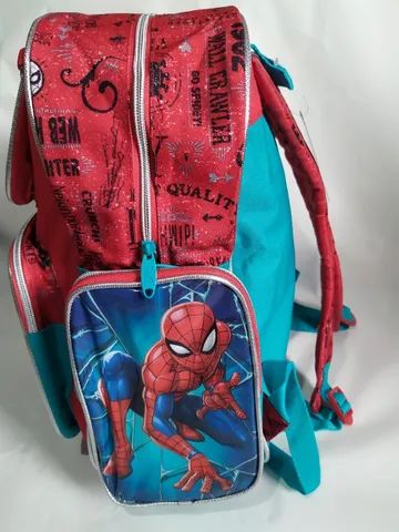 R$79.99 mochila infantil homem aranha spider man nova costas novo escolar reforçada - Foto 3