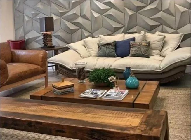 Revestimento  Cimentício 3D Trapezio - Foto 5