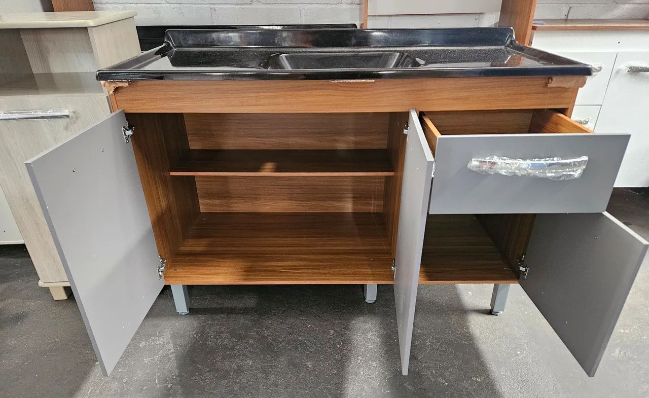 BALCÃO E PIA NOVO - ENTREGAMOSMONTADO - Foto 4