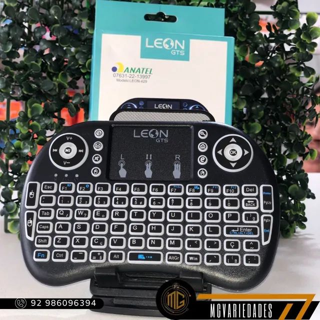 Teclado Para TV Sem fio Com LED