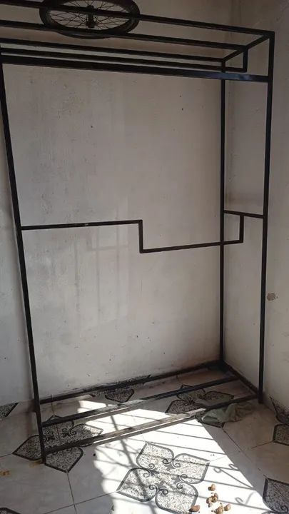 Closet Arara de roupa em metalon