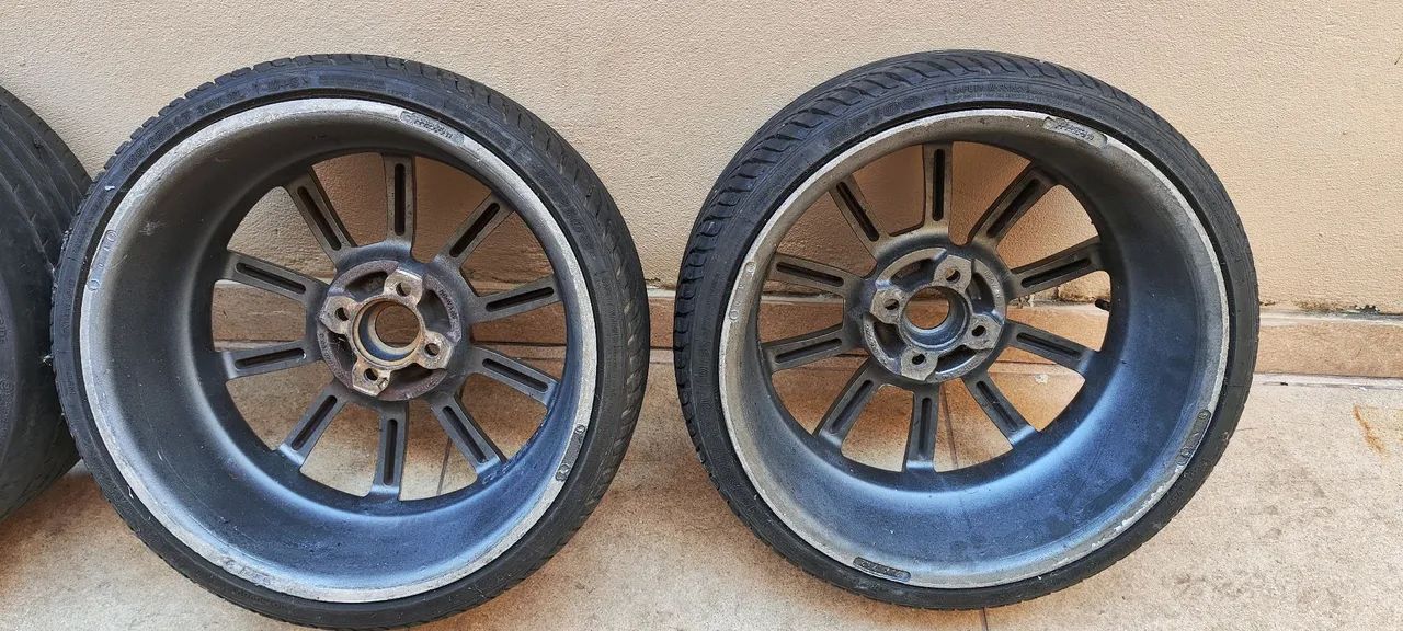 Rodas de liga leve aro 17 com pneus 185/35 - Foto 9