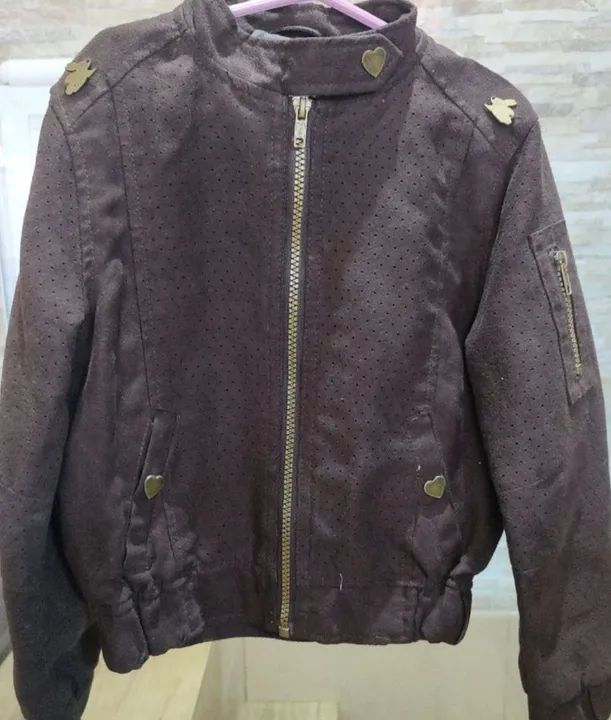 Jaqueta infantil para menina tamanho 4