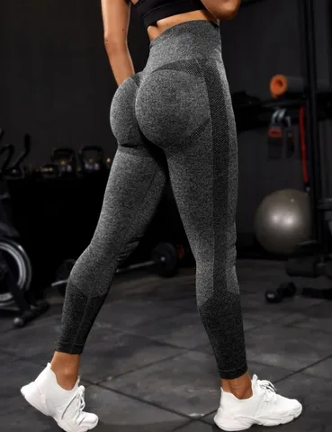 Cintura Alta Das Mulheres Workout Esporte Leggings Feminino Ginásio  Correndo Aptidão Push Up Yoga Calças