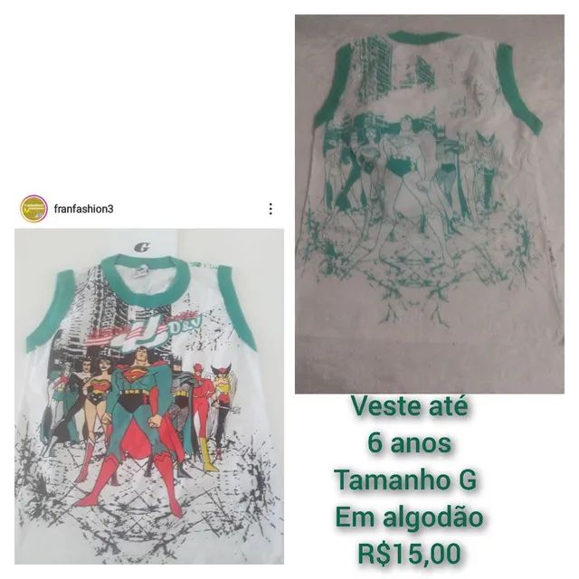 Regatas infantil em algodão  - Foto 5