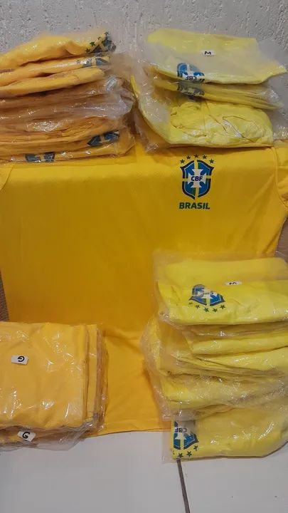 45 Camisas do Brasil - Novas - Tamanhos M e G