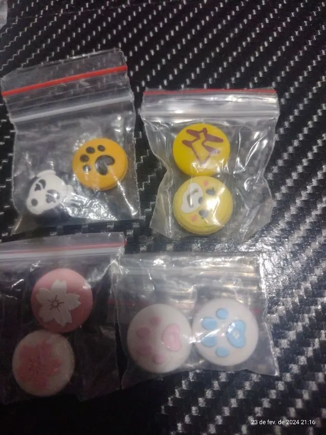 Grips Nintendo switch  proteção do analógico  - Foto 2