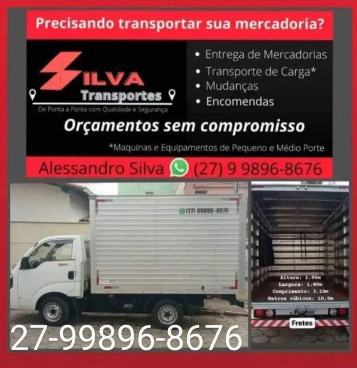 Frete e pequenas mudanças. - Foto 3