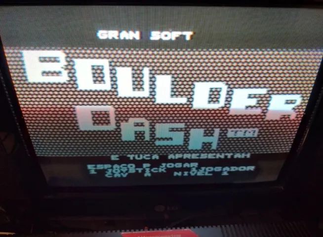 Cartucho 2 Jogos Msx - Boulder Dash / Super Cobra - Foto 4