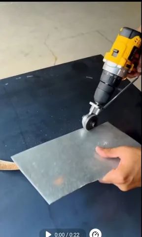 Automatic Sheet Metal Cutting Tool for Drill and Screwdriver