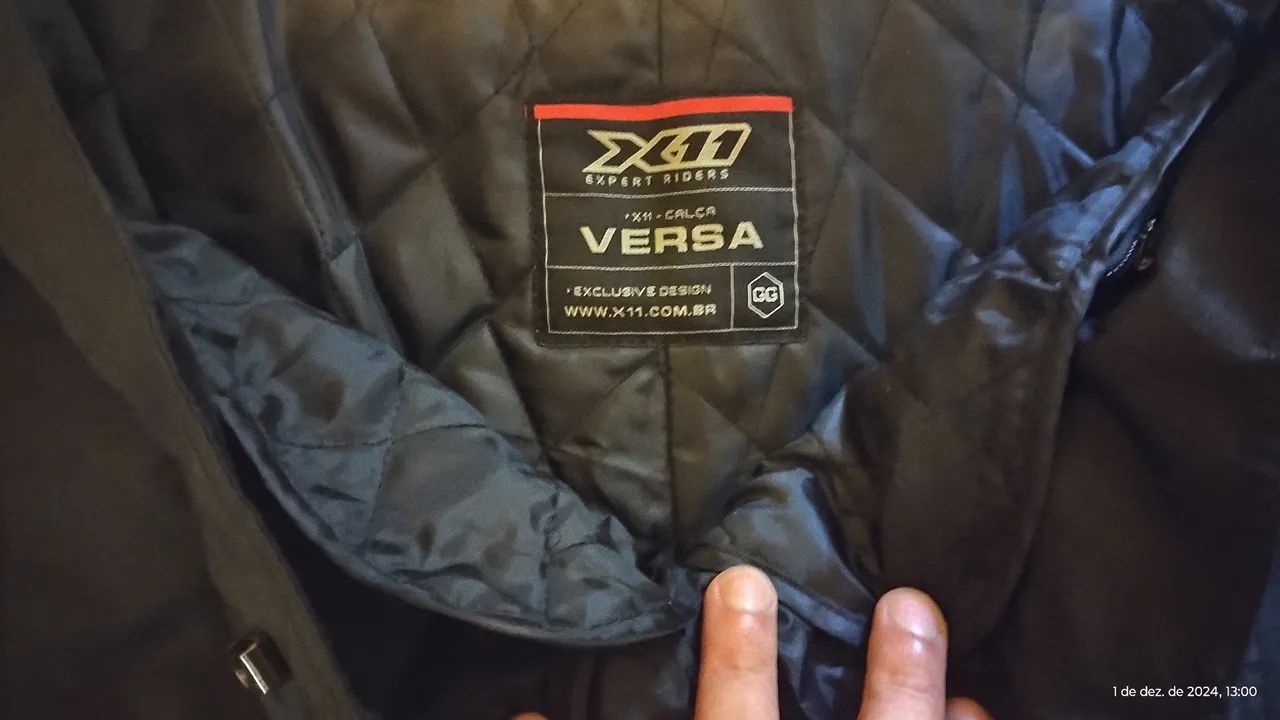 Calça de Moto X11 Verse Masculina usada - Foto 3