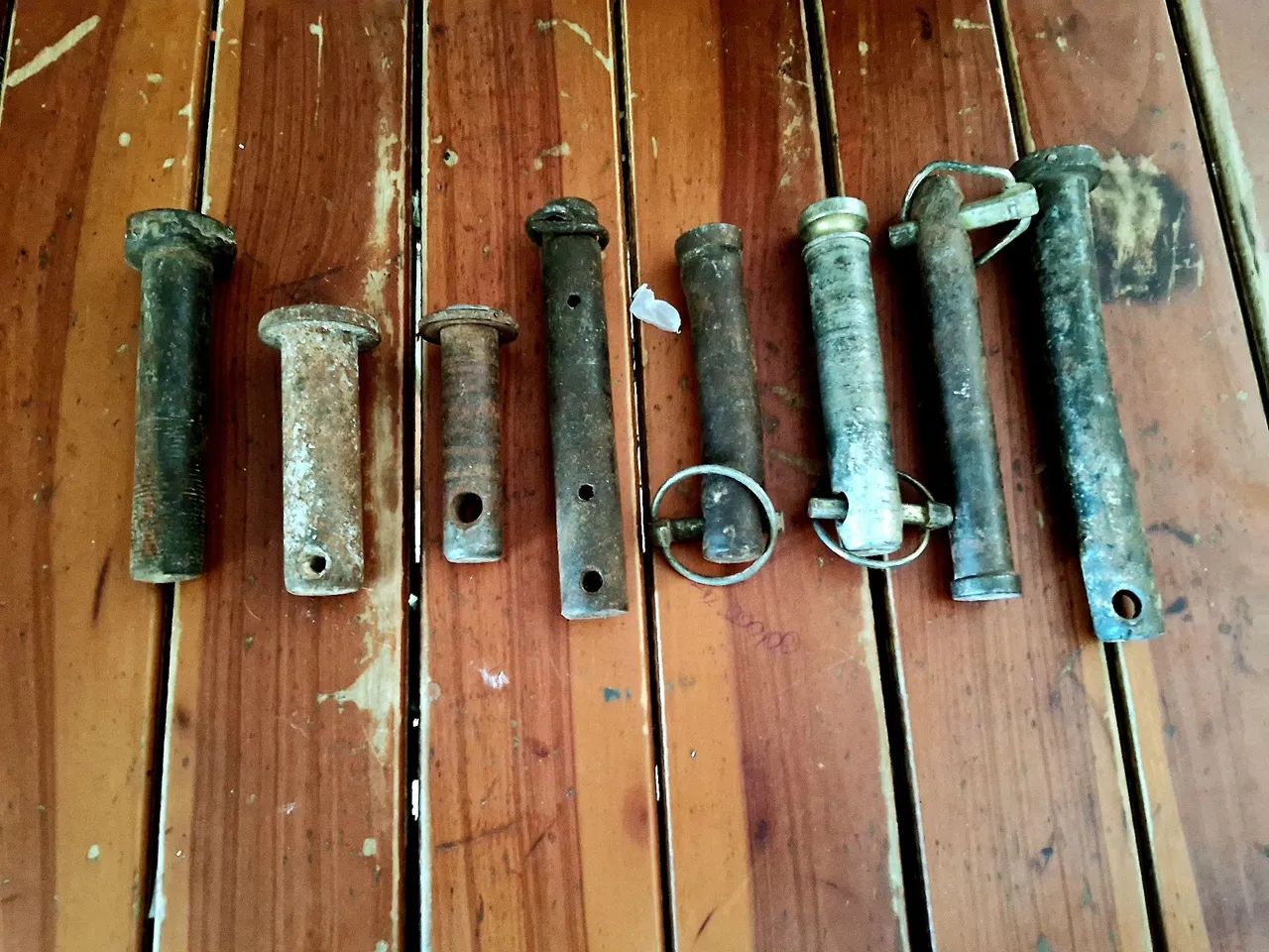 Pinos de Aço para Trator - 7 Peças