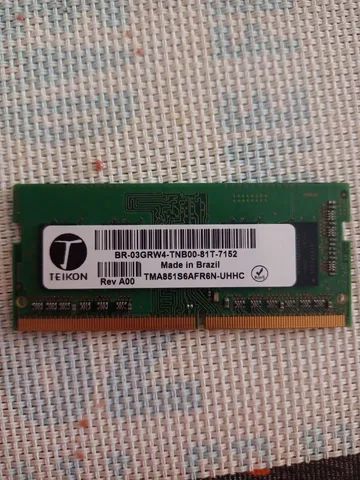 Memoria ddr 4 notebook 4gb teikon - Foto 2