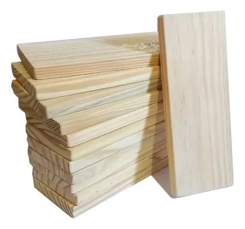 Madeira pinus para artesanato 10 unidades  - Foto 3