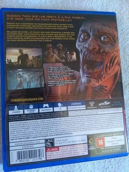 Jogo Ps4 The Walking Dead A New Frontier Mídia Física  - Foto 5
