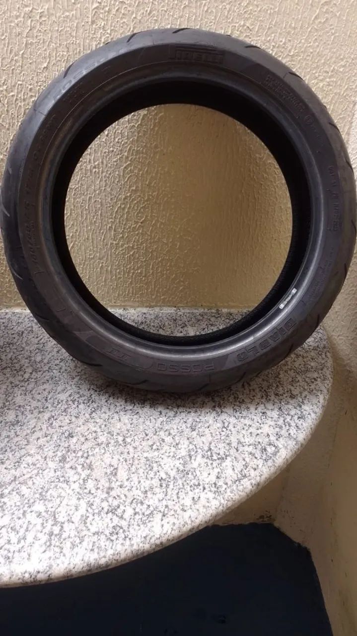 pneu cb500x 160/60-17 semi-novo conservado! - Foto 2