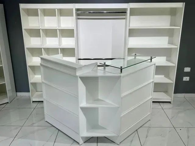 Mobília Lojas Comércio shopping Box Closet Móveis Comerciais 100% mdf Novos  - Foto 2