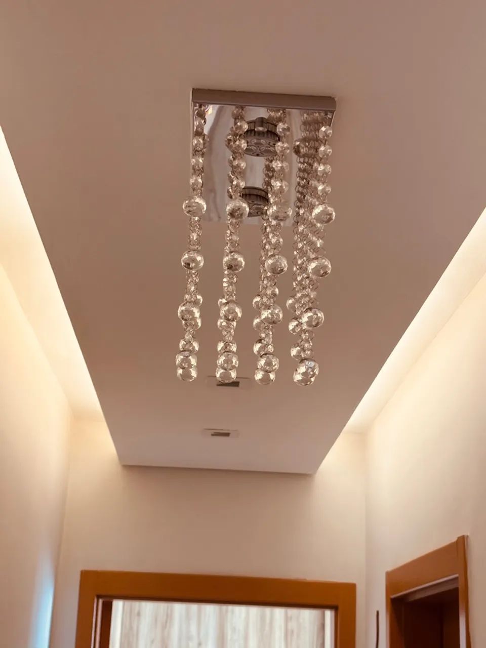 conjunto de 2 lustres cristal pendentes   - Foto 2