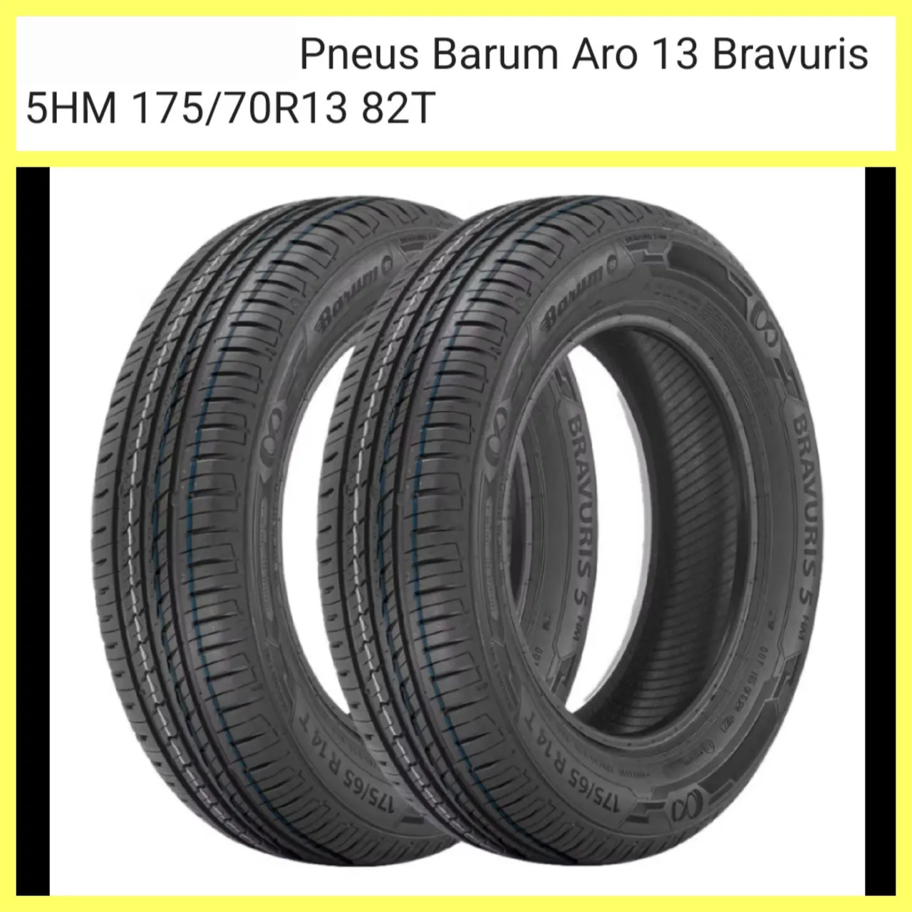 Pneus Aro 13. Só venda. Zero