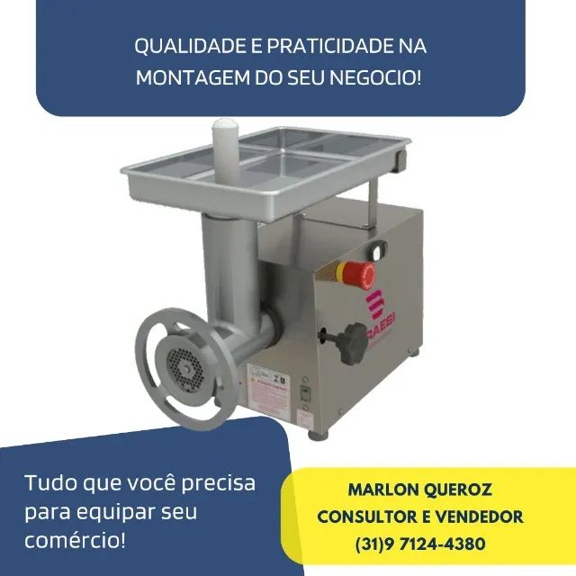 Moedor de Carne Braesi Boca 10 Inox Bivolt