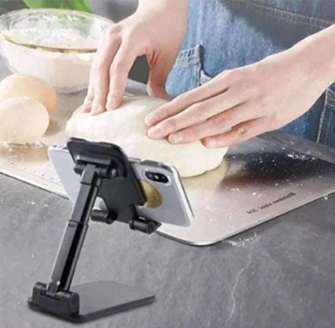 Suporte para celular e Tablet mesa dobrável universal  - Foto 5