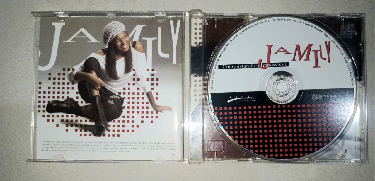 CD Gospel Jamilly Conquistando o Impossível Antigo  - Foto 4