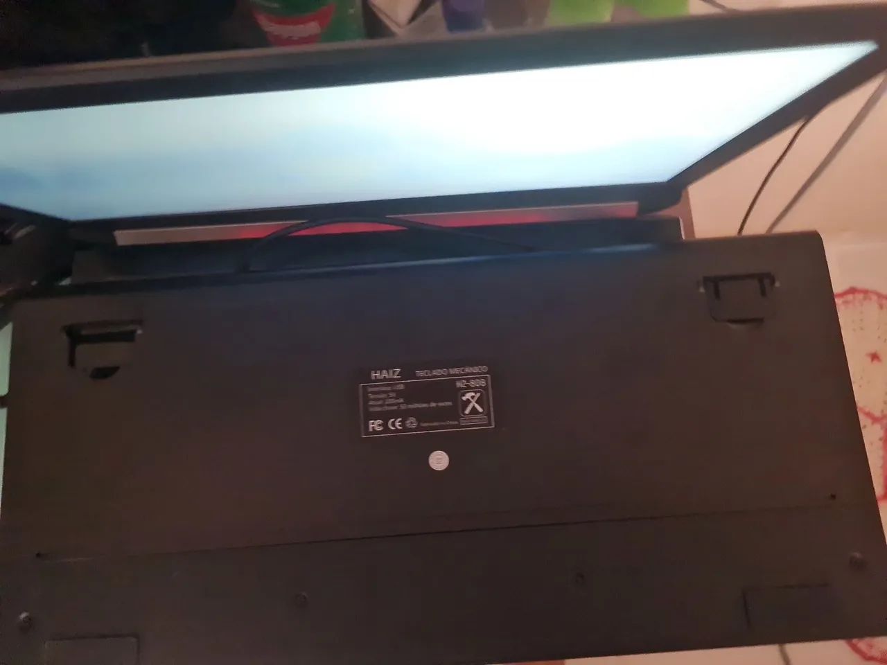 Teclado Gamer Mecânico Haiz Hz808 - Foto 6