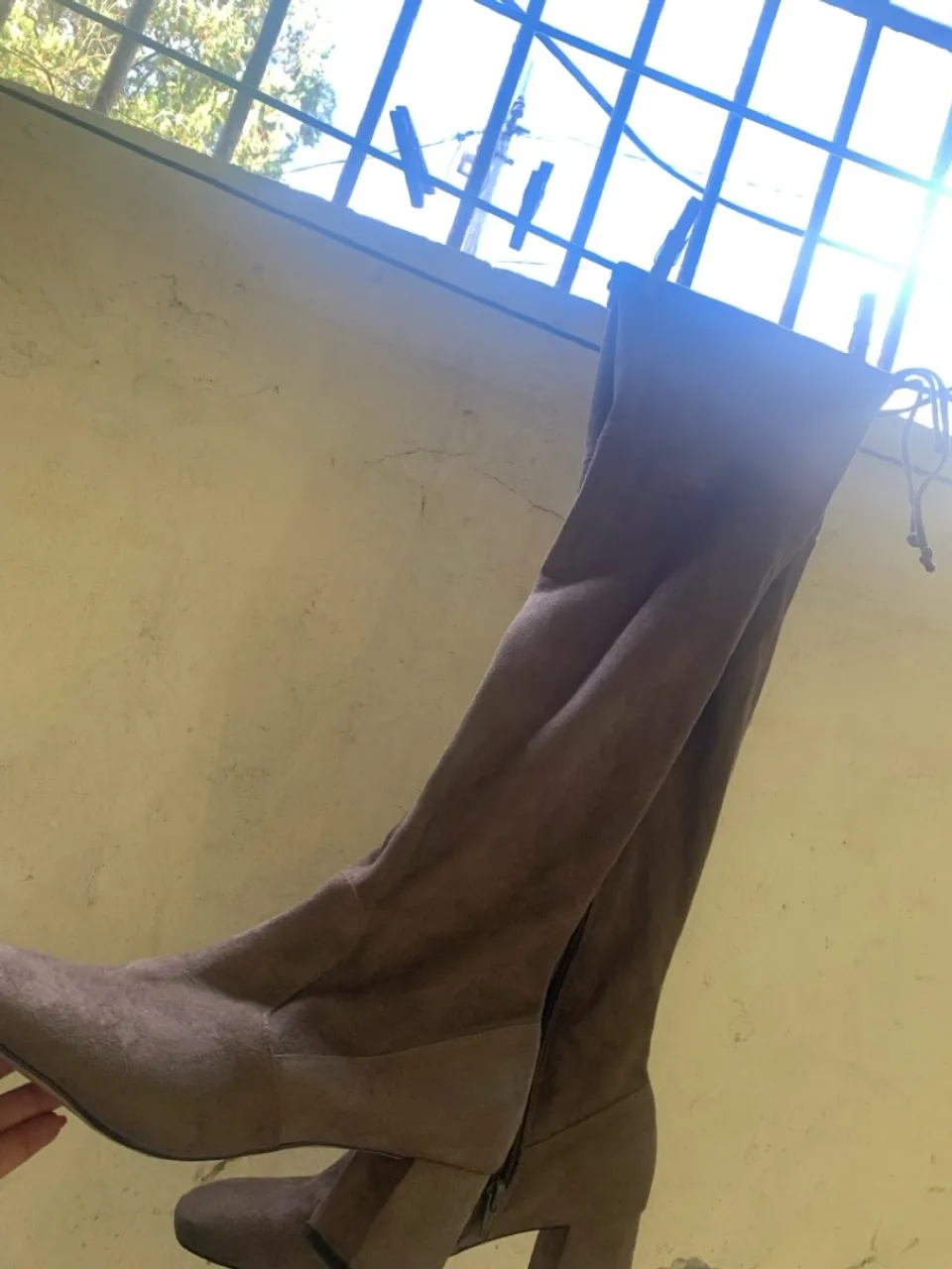 Bota Over The Knee Marrom