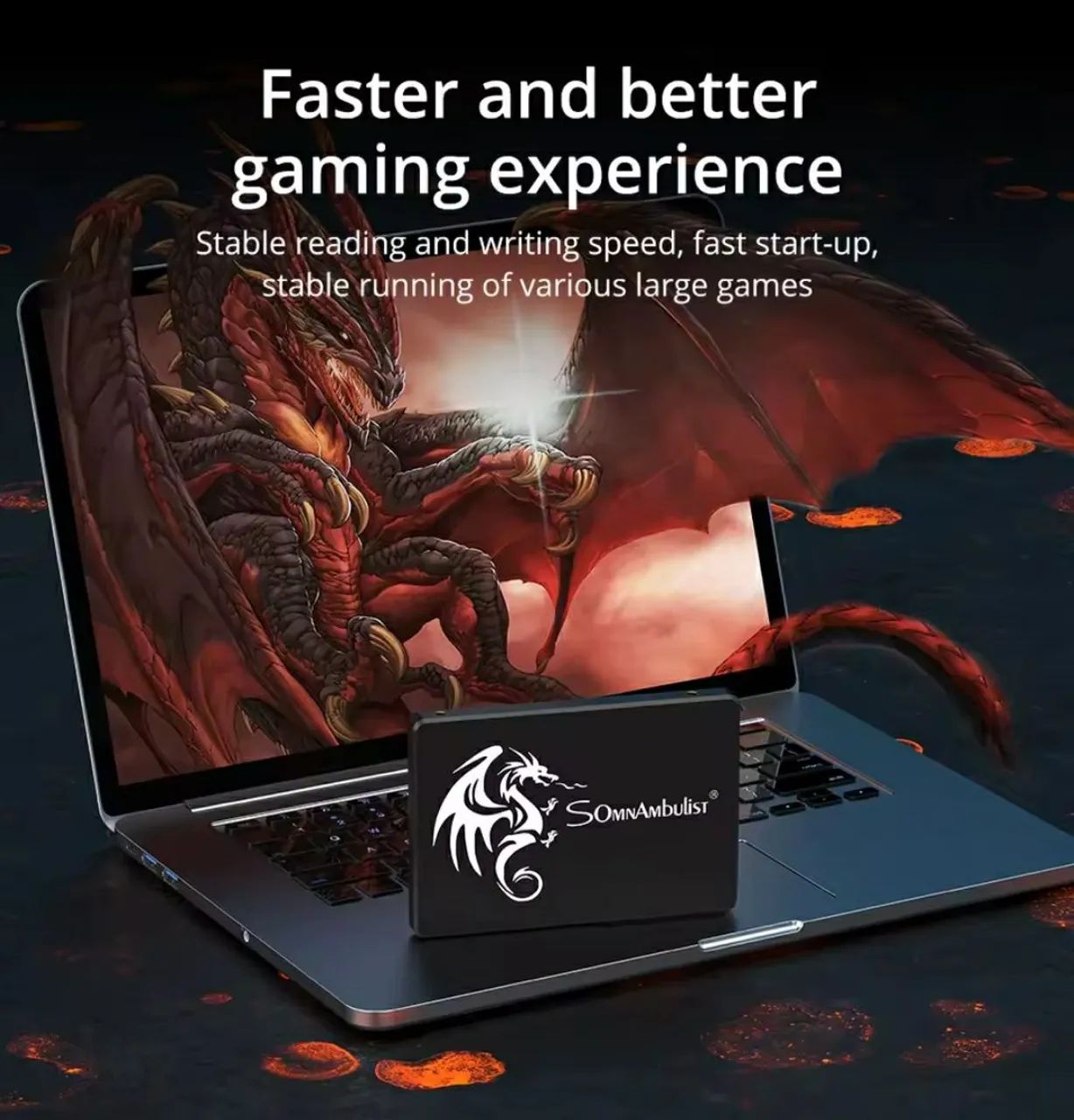 SSD 256gb" SOMNAMBULIST - Desempenho e Velocidade! - Foto 4