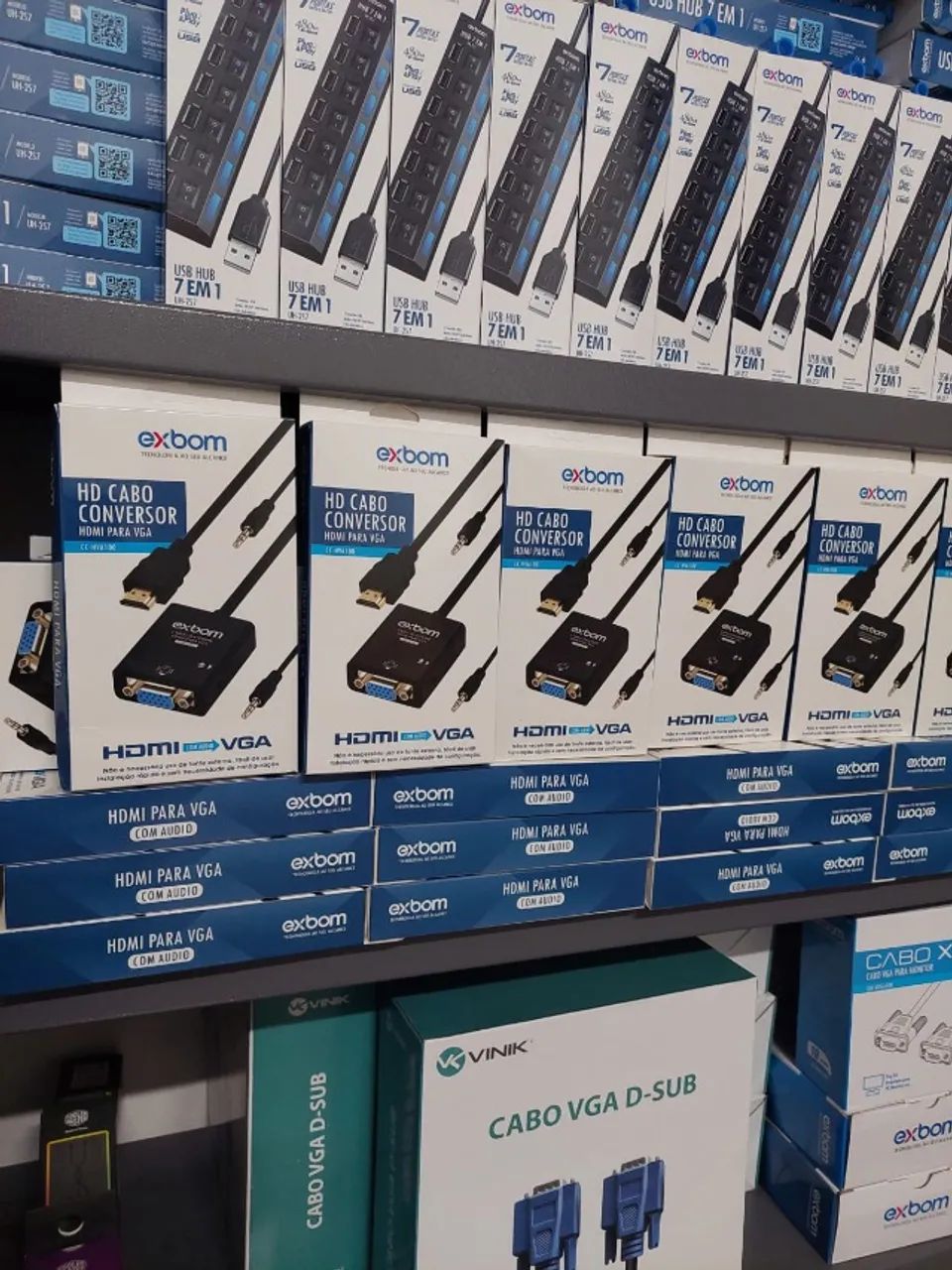 Noobi | Cabo Conversor HDMI para VGA Exbom - CC-HVA100