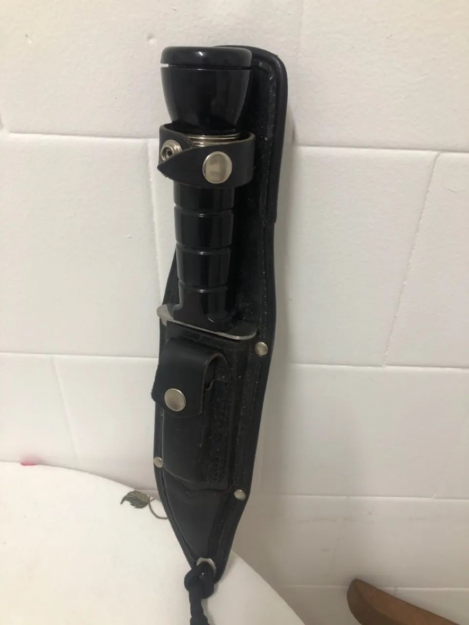 Faca tatica comander tramontina com Bainha para Camping e Aventura - Foto 5