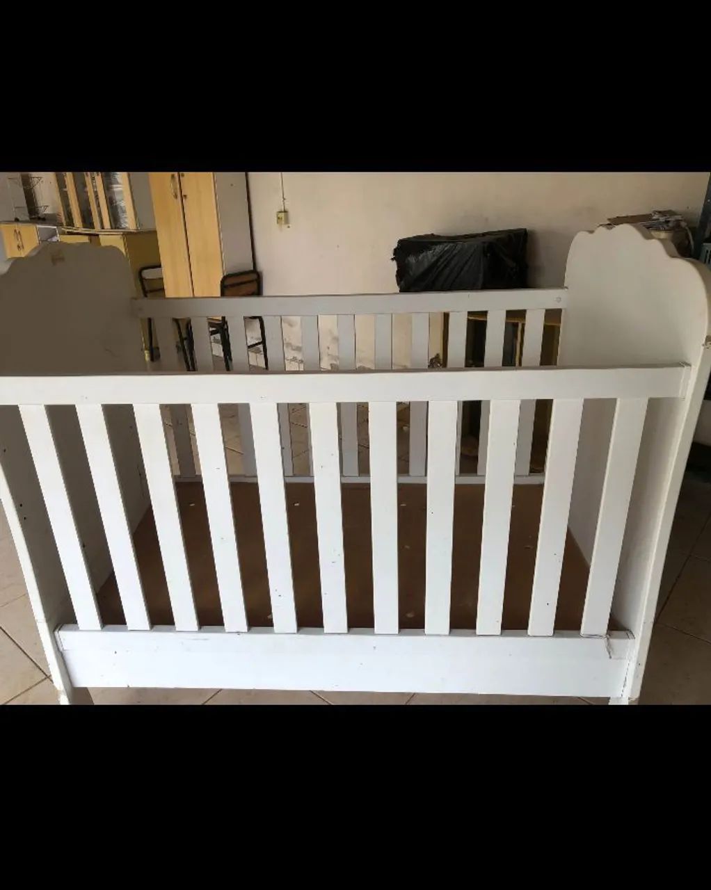 Berço branco em bom estado - Foto 2