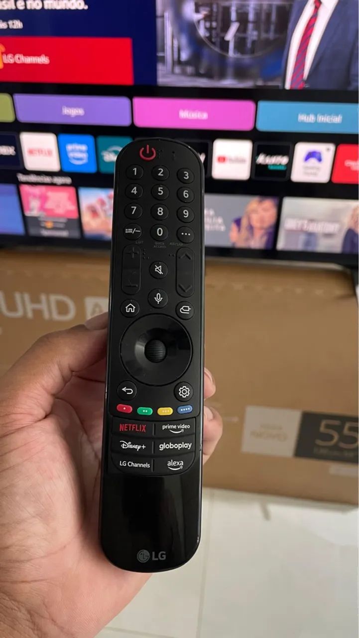 TV LG 55 polegadas 4K UHD AI ThinQ 55UT80 - Foto 3