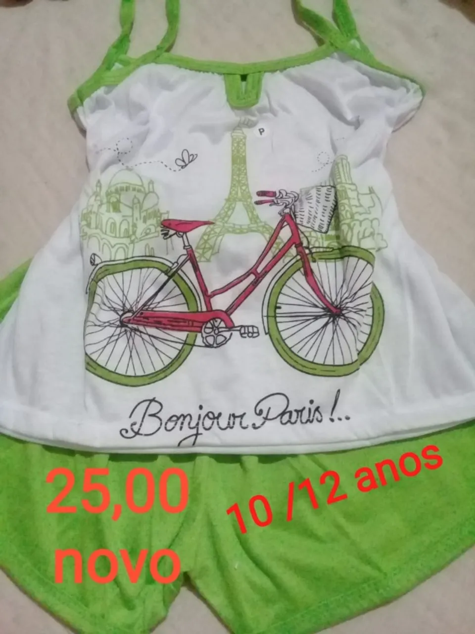 Baby doll malha fresca,novo