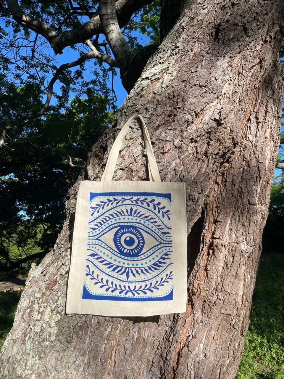 Bolsa de ombro com estampa - Foto 5