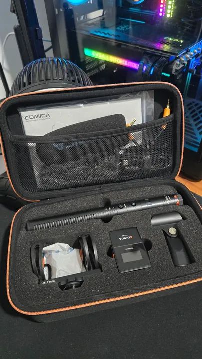 Microfone Sem fio Shotgun Comica CVM-VM30 Wireless